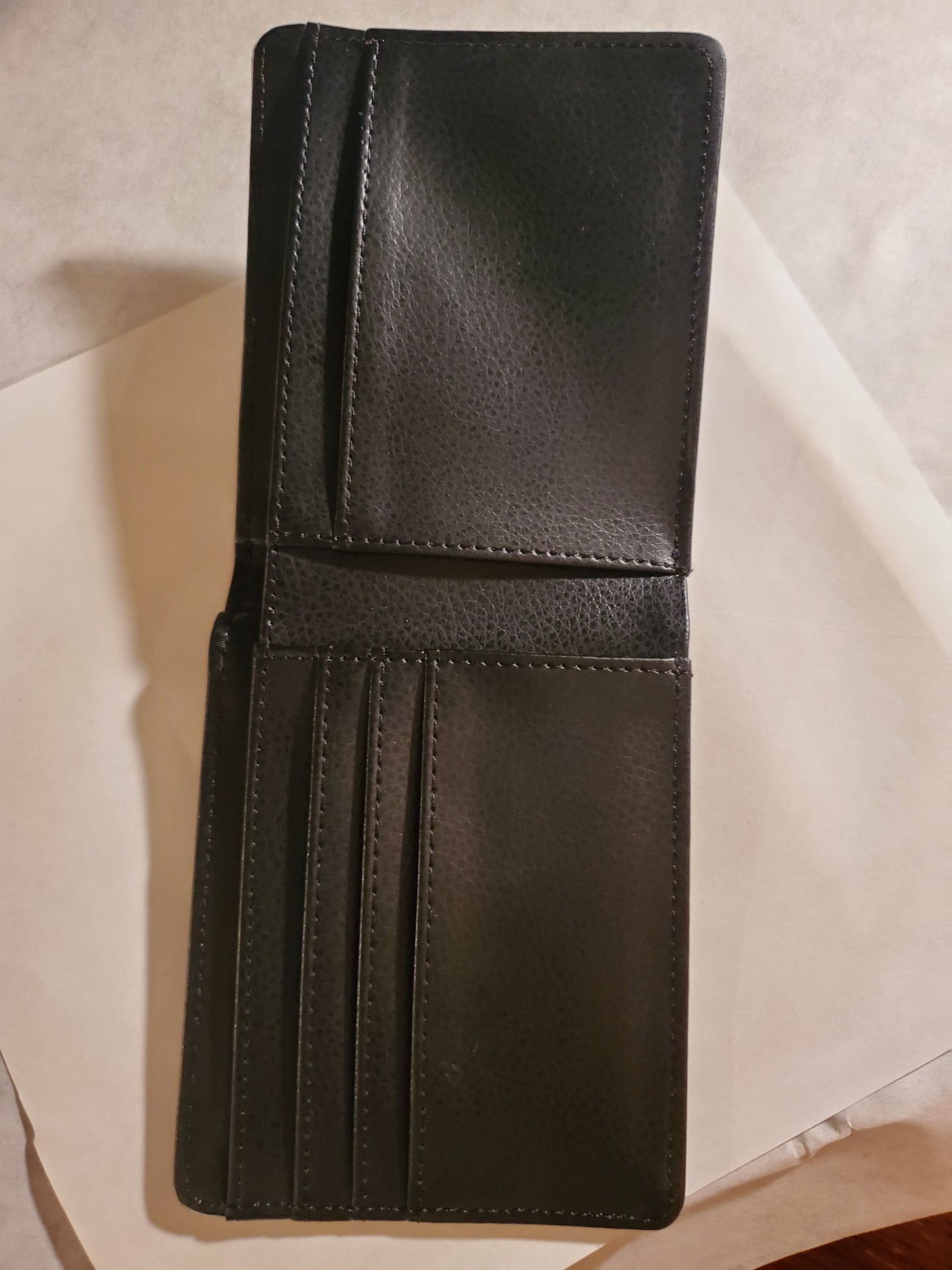 Custom mens leather wallet
