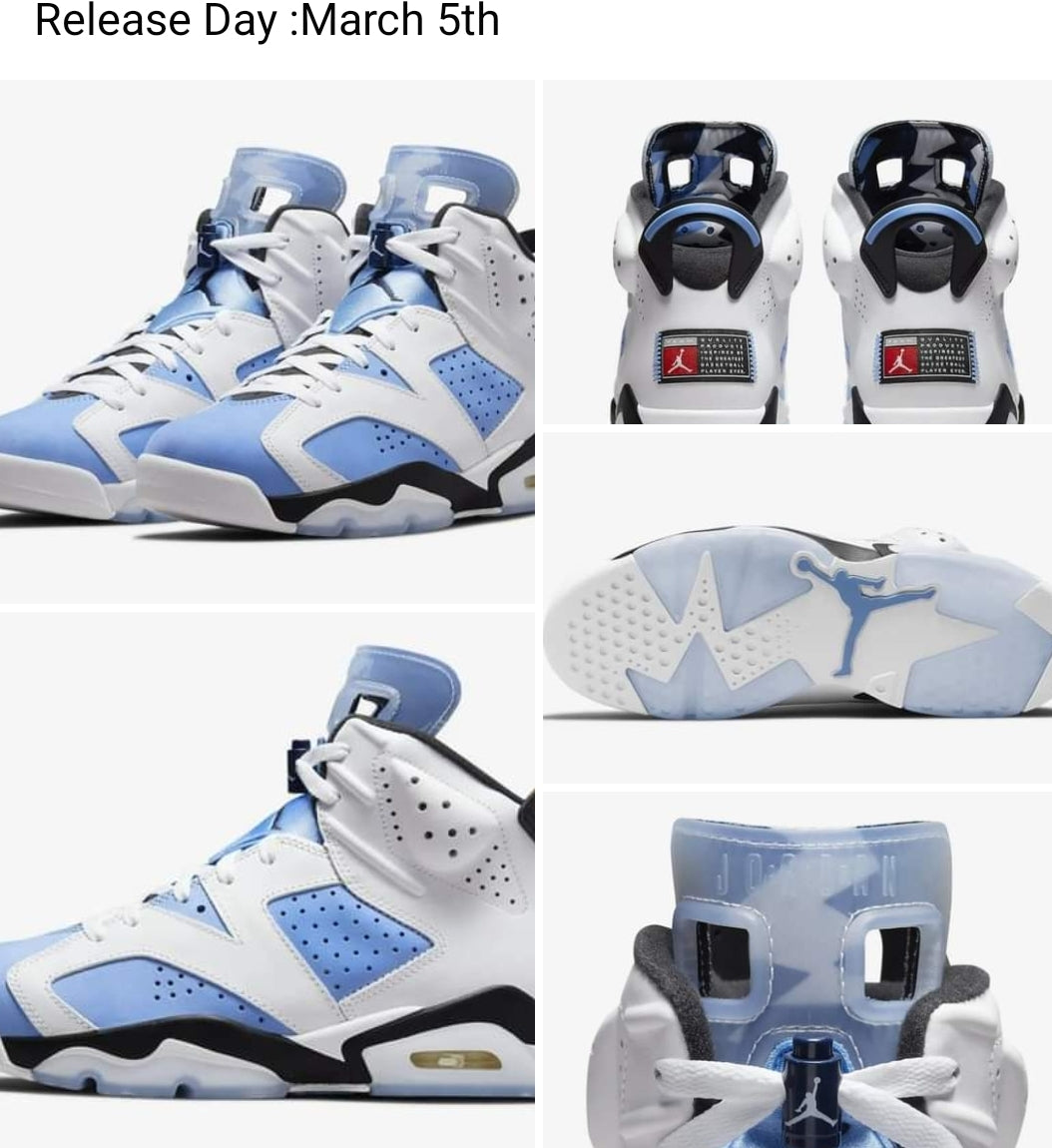 NC blue 6's