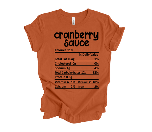 Thanksgiving Ingredients T-Shirt