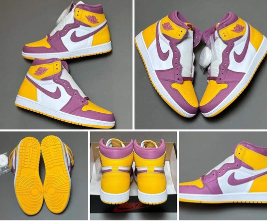 Purple Yellow and white 1's