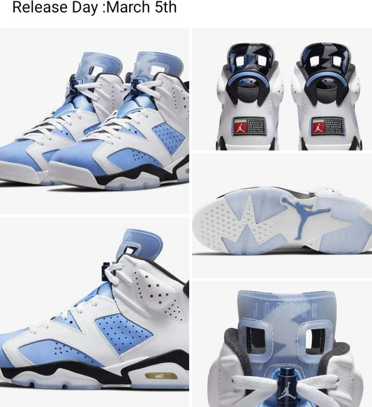 NC blue 6's